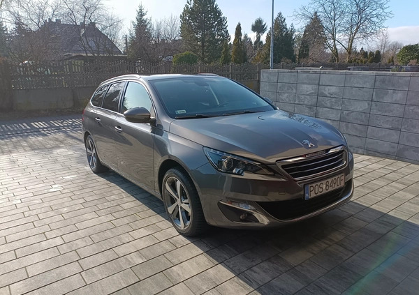 Peugeot 308 cena 44599 przebieg: 80000, rok produkcji 2016 z Jedlicze małe 742